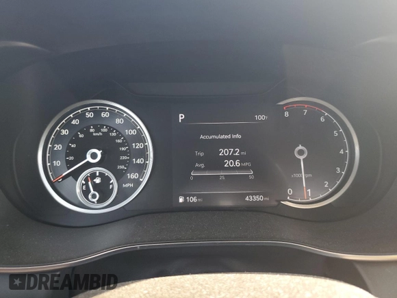 2022 Genesis G70 2.0T with VIN KMTG34TA1NU094232, listed as a Copart auction lot 67661714 with 43,350 mi miles and Salvage Title. Bid and sale history available at carsss.com. Image 9.