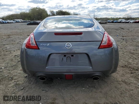 2016 Nissan 370Z with VIN JN1AZ4EH4GM934796, listed as a Copart auction lot 53451825 with 48,086 mi miles and Salvage Title. Bid and sale history available at carsss.com. Image 6.