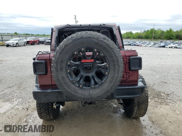 2018 Jeep Wrangler Unlimited Sport S с VIN 1C4HJXDG9JW320898, выставлен на аукционе Copart как лот 54693785 с пробегом 101 380 миль миль и Списание • Salvage title. История ставок и продаж доступна на DreamBid. Изображение 6.