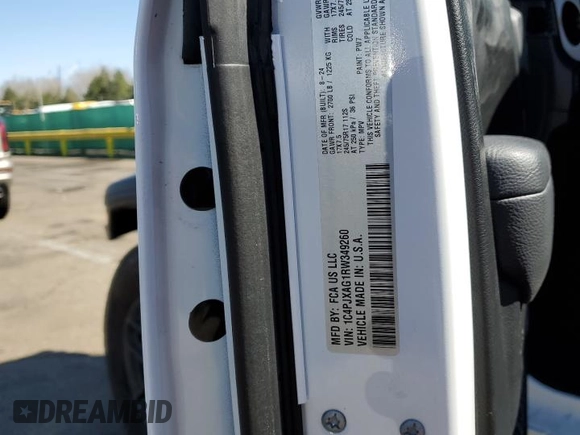 2024 Jeep Wrangler Sport S with VIN 1C4PJXAG1RW349260, listed as a Copart auction lot 60270065 with 5,575 mi miles and Salvage title. Bid and sale history available at DreamBid. Image 14.