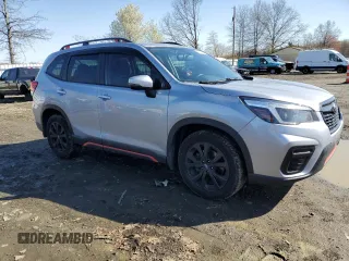 2021 Subaru Forester Special Sports with VIN JF2SKALC8MH522415, listed as a Copart auction lot 52174315 with 79,882 mi miles and Salvage title. Bid and sale history available at DreamBid. Image 4.