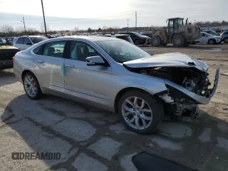 2015 Chevrolet Impala LTZ with VIN 2G1165S3XF9145027, listed as a Copart auction lot 89332075 with 94,260 mi miles and Salvage Title. Bid and sale history available at DreamBid. Image 4.