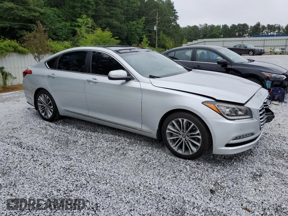2016 Hyundai Genesis 3.8L with VIN KMHGN4JE4GU122313, listed as a Copart auction lot 57753754 with 68,048 mi miles and Salvage Title. Bid and sale history available at carsss.com. Image 4.