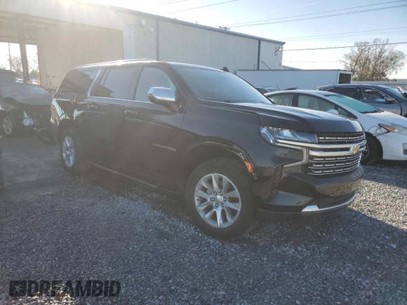 2023 Chevrolet Suburban Premier с VIN 1GNSCFKD4PR192684, выставлен на аукционе Copart как лот 45593075 с пробегом 47 371 миль миль и Списание • Salvage title. История ставок и продаж доступна на DreamBid. Изображение 4.