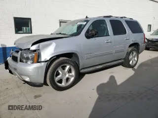 2013 Chevrolet Tahoe LT with VIN 1GNSKBE06DR325154, listed as a Copart auction lot 47063625 with 171,609 mi miles and Salvage Title. Bid and sale history available at DreamBid. Image 1.