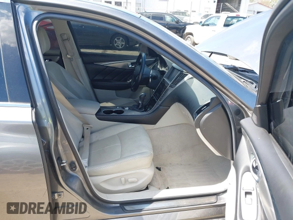 2017 Infiniti Q50 Signature Edition with VIN JN1EV7AP9HM739788, listed as a IAAI auction lot 41892367 with 73,724 mi miles and . Bid and sale history available at DreamBid. Image 5.