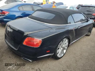 2014 Bentley Continental GT with VIN SCBGC3ZA9EC089787, listed as a Copart auction lot 74439864 with Not Provided miles and Salvage Title. Bid and sale history available at DreamBid. Image 3.