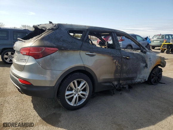 2013 Hyundai Santa Fe 2.0T Sport with VIN 5XYZWDLA8DG033507, listed as a Copart auction lot 51593645 with 0 mi miles and Salvage Title. Bid and sale history available at carsss.com. Image 3.