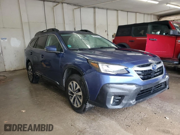 2021 Subaru Outback Premium with VIN 4S4BTACC1M3115816, listed as a Copart auction lot 53938485 with 63,471 mi miles and Salvage title. Bid and sale history available at DreamBid. Image 4.