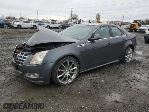 2013 Cadillac CTS Performance with VIN 1G6DK5E30D0137699, listed as a Copart auction lot 80335374 with 81,104 mi miles and Salvage Title. Bid and sale history available at DreamBid. Image 1.