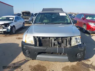 2005 Nissan Xterra S with VIN 5N1AN08W25C640551, listed as a IAAI auction lot 41243383 with 166,948 mi miles. Bid and sale history available at carsss.com. Image 12.