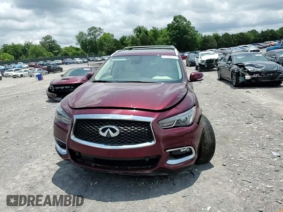 2020 Infiniti QX60 Luxe with VIN 5N1DL0MM5LC501051, listed as a Copart auction lot 61368415 with 91,558 mi miles and Salvage title. Bid and sale history available at DreamBid. Image 14.