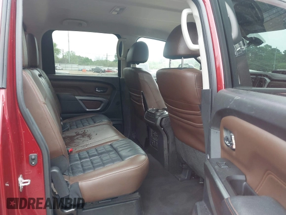 2018 Nissan Titan XD SV with VIN 1N6BA1F44JN550504, listed as a IAAI auction lot 41943693 with 1 mi miles. Bid and sale history available at carsss.com. Image 8.