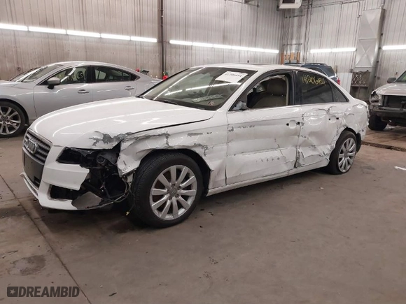 2011 Audi A4 2.0T Premium Plus with VIN WAUFFAFL4BN013157, listed as a IAAI auction lot 41206454 with 83,006 mi miles. Bid and sale history available at carsss.com. Image 2.