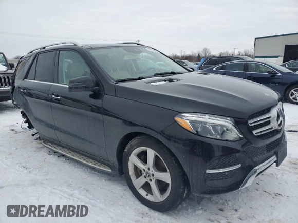 2018 Mercedes-Benz GLE 350 with VIN 4JGDA5HB3JB095365, listed as a Copart auction lot 44522085 with 72,424 mi miles and Salvage Title. Bid and sale history available at DreamBid. Image 4.