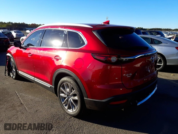 2021 Mazda CX-9 Grand Touring with VIN JM3TCBDYXM0532224, listed as a Copart auction lot 66141692 with 5,753 mi miles. Bid and sale history available at carsss.com. Image 3.