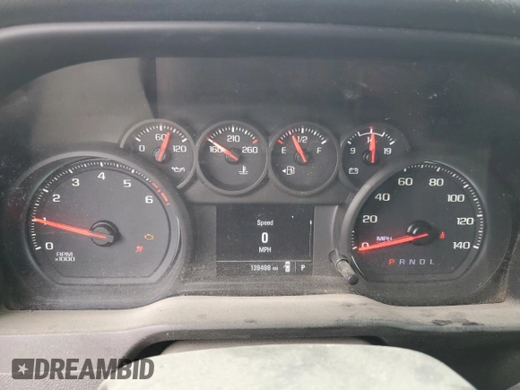 2020 Chevrolet Silverado 1500 Work Truck with VIN 3GCNWAEH7LG152902, listed as a Copart auction lot 53345215 with 139,498 mi miles and Clean Title. Bid and sale history available at carsss.com. Image 9.