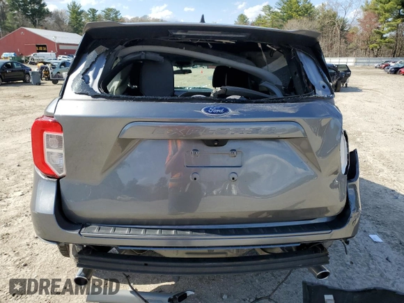 2021 Ford Explorer XLT with VIN 1FMSK8DHXMGB38042, listed as a Copart auction lot 53992545 with 41,020 mi miles and Clean Title. Bid and sale history available at carsss.com. Image 6.