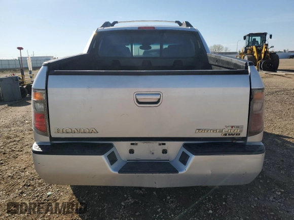 2006 Honda Ridgeline RTL with VIN 2HJYK16526H509772, listed as a Copart auction lot 55170775 with 297,623 mi miles and Clean Title. Bid and sale history available at carsss.com. Image 6.