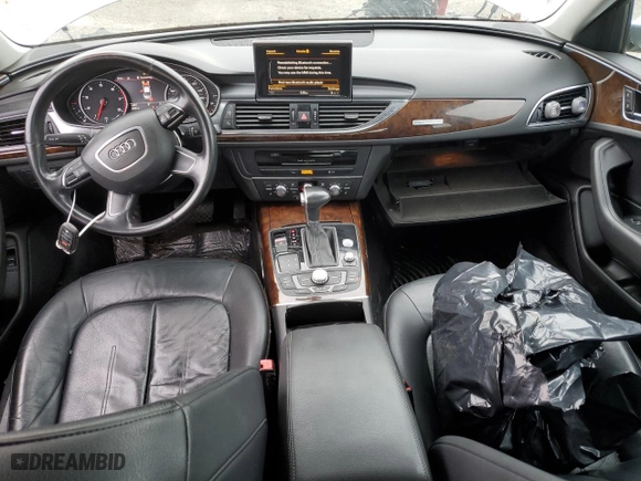 2012 Audi A6 3.0T Premium Plus with VIN WAUGGAFC5CN151518, listed as a Copart auction lot 45569415 with 119614 miles and Salvage Title. Bid and sale history available at carsss.com. Image 8.
