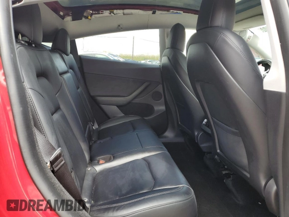 2023 Tesla Model Y Performance z VIN 7SAYGDEF2PF591238, wystawiony jako Copart lot #51991025 z przebiegiem 44 749 mil mil oraz Szkoda całkowita • Salvage title. Historia ofert i sprzedaży dostępna na DreamBid. Obrazek 10.
