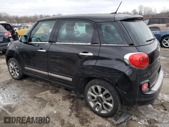 2014 FIAT 500L Lounge with VIN ZFBCFACH4EZ022463, listed as a Copart auction lot 42377035 with 110,575 mi miles and Clean Title. Bid and sale history available at DreamBid. Image 2.