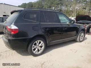 2010 BMW X3 xDrive30i with VIN WBXPC9C44AWJ32723, listed as a Copart auction lot 53875935 with 128,080 mi miles and Clean Title. Bid and sale history available at carsss.com. Image 3.