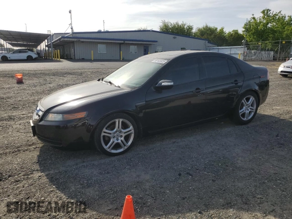 2007 Acura TL with VIN 19UUA66247A038816, listed as a Copart auction lot 55165925 with 96,499 mi miles and Salvage Title. Bid and sale history available at carsss.com. Image 1.