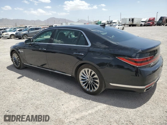 2020 Genesis G90 Ultimate with VIN KMTF54PH1LU076923, listed as a Copart auction lot 55794235 with 43,618 mi miles and Clean Title. Bid and sale history available at DreamBid. Image 2.