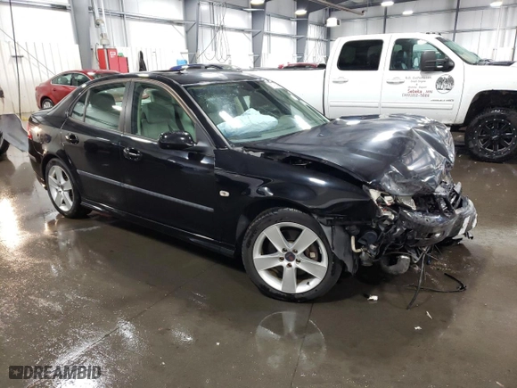 2006 Saab 9-3 Aero with VIN YS3FH46UX61112336, listed as a Copart auction lot 76779164 with 140,404 mi miles and Salvage Title. Bid and sale history available at carsss.com. Image 4.