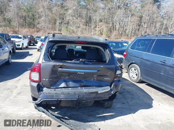2016 Jeep Compass High Altitude Edition with VIN 1C4NJDEB2GD746490, listed as a IAAI auction lot 41704628 with 95,732 mi miles. Bid and sale history available at carsss.com. Image 16.