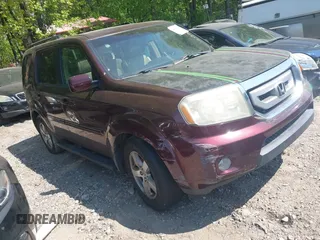 2009 Honda Pilot EX-L with VIN 5FNYF48589B013084, listed as a IAAI auction lot 42079442 with 204,870 mi miles. Bid and sale history available at carsss.com. Image 1.
