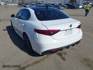 2019 Alfa Romeo Giulia Ti with VIN ZARFAMBN0K7606230, listed as a IAAI auction lot 41421769 with 69,274 mi miles. Bid and sale history available at carsss.com. Image 3.