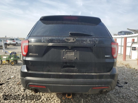 2016 Ford Utility Police Interceptor with VIN 1FM5K8AR8GGA19338, listed as a Copart auction lot 78817264 with 112,397 mi miles and Clean Title. Bid and sale history available at carsss.com. Image 6.