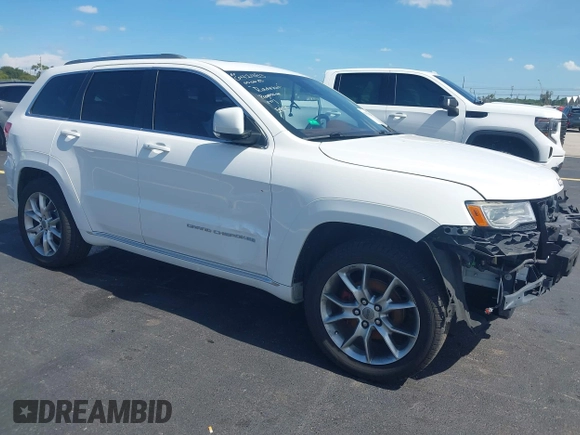 2015 Jeep Grand Cherokee Summit with VIN 1C4RJEJG5FC105038, listed as a IAAI auction lot 42555024 with 133,077 mi miles and . Bid and sale history available at DreamBid. Image 1.