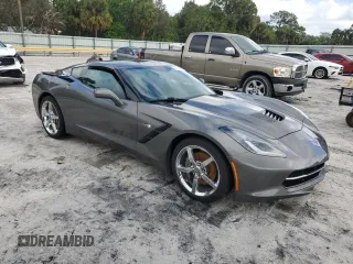 2015 Chevrolet Corvette 3LT with VIN 1G1YF2D78F5107127, listed as a Copart auction lot 86118984 with 0 mi miles and Non Repairable. Bid and sale history available at carsss.com. Image 4.