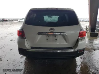 2013 Toyota Highlander with VIN 5TDZA3EH8DS040107, listed as a Copart auction lot 84762504 with 283,954 mi miles and Salvage Title. Bid and sale history available at carsss.com. Image 6.