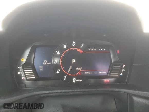 2020 Toyota Supra 3.0 with VIN WZ1DB4C0XLW030009, listed as a Copart auction lot 47809555 with 63,465 mi miles and Salvage title. Bid and sale history available at DreamBid. Image 9.
