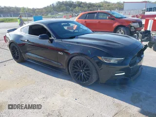 2015 Ford Mustang GT with VIN 1FA6P8CF4F5379607, listed as a IAAI auction lot 42039187 with 75,587 mi miles and . Bid and sale history available at carsss.com. Image 1.