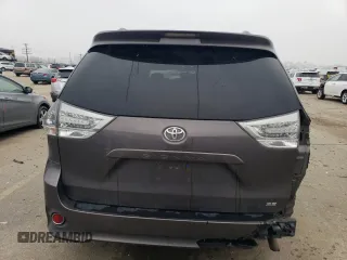 2016 Toyota Sienna SE with VIN 5TDXK3DCXGS738443, listed as a Copart auction lot 82042174 with 108,761 mi miles and Salvage title. Bid and sale history available at DreamBid. Image 6.