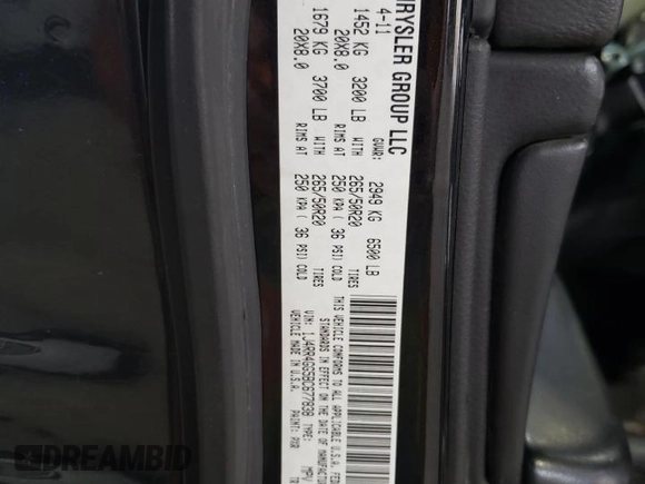 2011 Jeep Grand Cherokee 70th Anniversary with VIN 1J4RR4GG5BC677838, listed as a Copart auction lot 51516665 with 218,120 mi miles and Salvage Title. Bid and sale history available at carsss.com. Image 15.