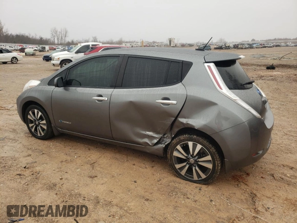 2015 Nissan LEAF SV with VIN 1N4AZ0CPXFC330745, listed as a Copart auction lot 71260442 with 77,152 mi miles. Bid and sale history available at carsss.com. Image 2.
