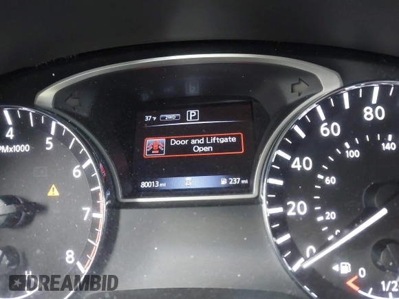 2019 Nissan Pathfinder SV with VIN 5N1DR2MM8KC622441, listed as a IAAI auction lot 41865931 with 80,013 mi miles. Bid and sale history available at carsss.com. Image 16.