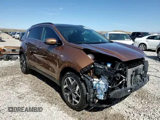 2021 Kia Sportage EX with VIN KNDPNCAC2M7924768, listed as a Copart auction lot 57914625 with 25,798 mi miles and Salvage title. Bid and sale history available at DreamBid. Image 14.