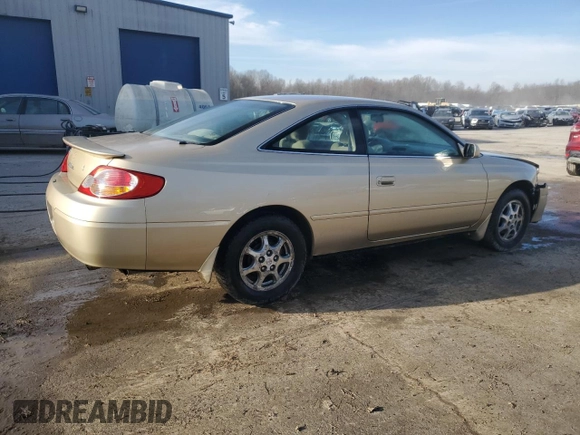 2002 Toyota Solara SE with VIN 2T1CE22P02C001646, listed as a Copart auction lot 49667085 with 204,149 mi miles and Salvage Title. Bid and sale history available at carsss.com. Image 3.