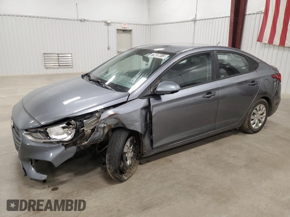 2018 Hyundai Accent SEL with VIN 3KPC24A35JE026609, listed as a Copart auction lot 79036613 with 104,833 mi miles. Bid and sale history available at carsss.com. Image 1.
