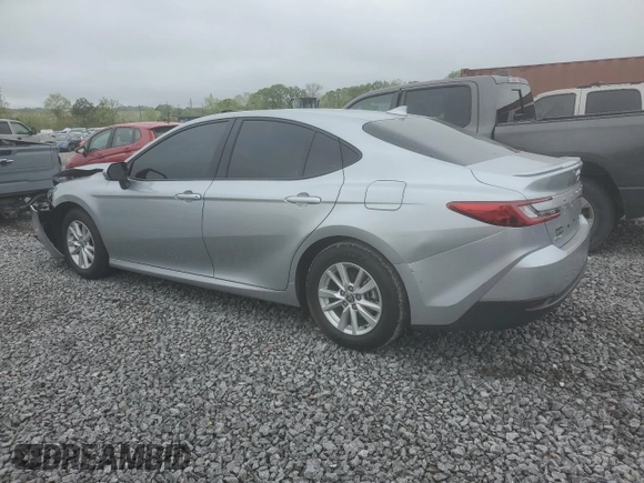 2025 Toyota Camry LE with VIN 4T1DAACKXSU043785, listed as a Copart auction lot 52207785 with 9,410 mi miles and Salvage Title. Bid and sale history available at DreamBid. Image 2.