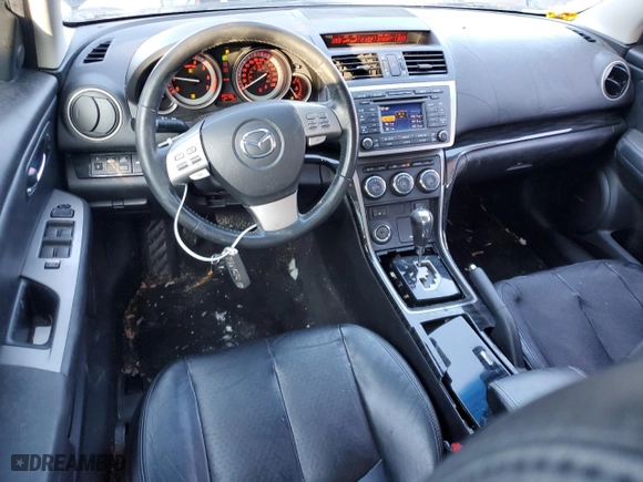 2010 Mazda Mazda6 i Touring Plus with VIN 1YVHZ8CH9A5M50687, listed as a Copart auction lot 44956495 with 207,334 mi miles and Salvage Title. Bid and sale history available at carsss.com. Image 8.