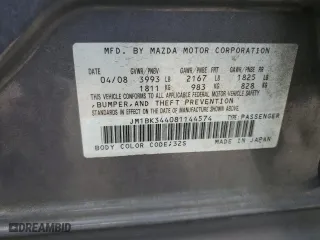 2008 Mazda Mazda3 s Grand Touring with VIN JM1BK344081144574, listed as a Copart auction lot 51383365 with 133,874 mi miles and Salvage Title. Bid and sale history available at carsss.com. Image 14.