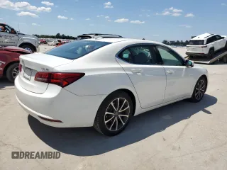 2015 Acura TLX V6 with VIN 19UUB2F30FA014347, listed as a Copart auction lot 55644404 with 134,573 mi miles. Bid and sale history available at carsss.com. Image 3.